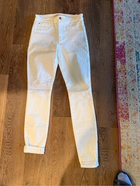 Joe's Jeans White The Charlie High-Rise Skinny “Hennie” Jeans NWOT